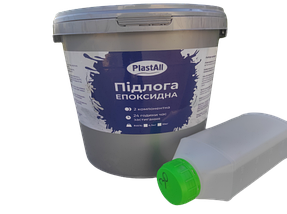 Епоксидна наливна підлога для будки вантажного автомобіля 10 кг Сірий - Plastall™, фото 6