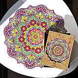 Середній Фігурний Дерев'яний Пазл Woods Story Мандала L, фото 5