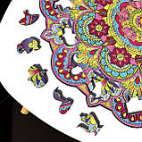 Середній Фігурний Дерев'яний Пазл Woods Story Мандала L, фото 6