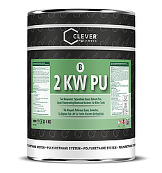 Клевер 2КВВ ПУ / Clever 2KW PU блакитний - поліуретанова гідроізоляція для водосховищ  к-т 6 кг