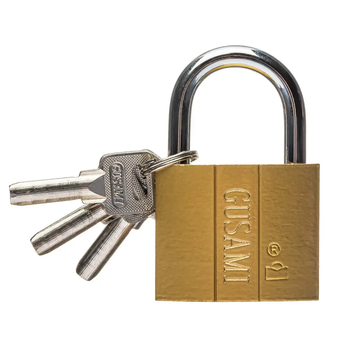 Замок навісний 38 мм механічний GUSAMI, замок 38мм підвісний, фото 1