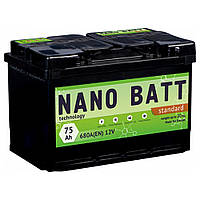 Аккумулятор NANO BATT Standart - 75 + правый (680 пуск)