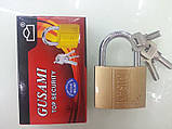 Замок навісний 38 мм механічний GUSAMI, замок 38мм підвісний, фото 2