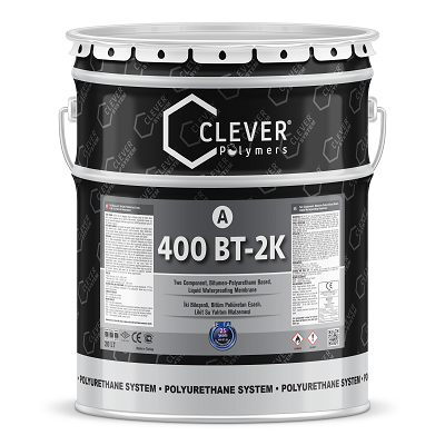 Клевер 400 БТ / Clever 400 BT - бітумно-поліуретанова гідроізоляція к-т 15 кг