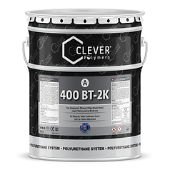 Клевер 400 БТ / Clever 400 BT - бітумно-поліуретанова гідроізоляція к-т 15 кг