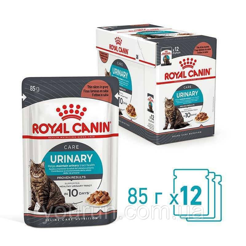 Royal Canin (Роял Канін) Urinary Care в соусі для профілактики сечокам'яної хвороби, 12 шт