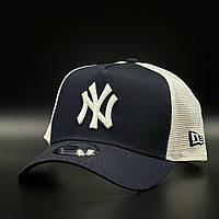 Оригинальная синяя кепка с сеткой New Era New York Yankees Trucker