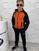 Детский спортивный костюм с капюшеном на мальчика. Рост 140-158