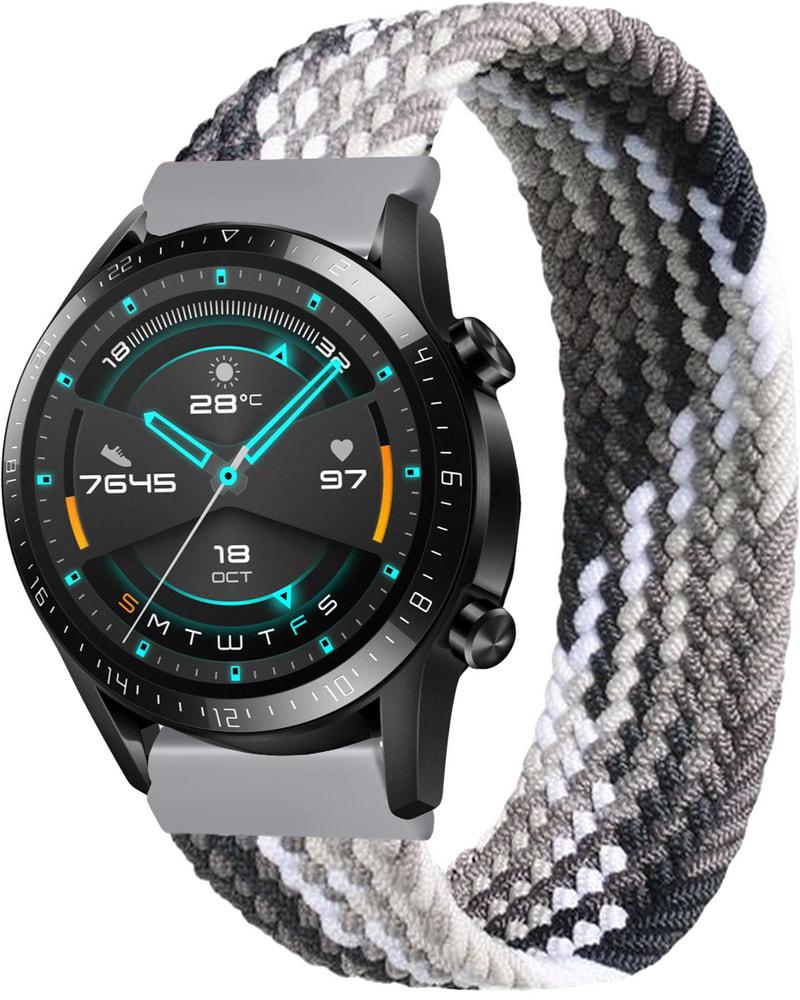 Ремешок Solo Loop Multi для Huawei Watch GT (135 мм) Black Silver, фото 1