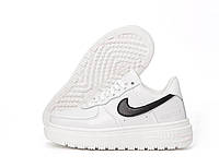 Женские кроссовки Nike Air Force 1 Luxe Gore-Tex бело-черные