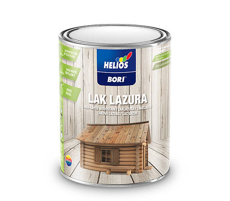 Bori High-Layer Wood Stain, лазурь із вмістом воску для деревини, безколірна, 0,75л, фото 1