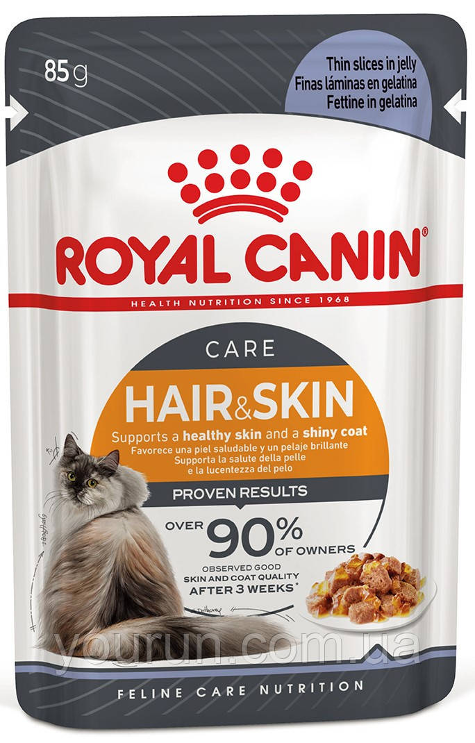 Royal Canin (Роял Канін) Intense Beauty желе для кішок старше 1 року для вовни 85гр