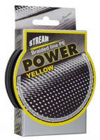 Шнур плетёный 0,10 мм Stream Power Yellow, 135 m