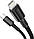 Кабель Baseus High Density Braided Type-C to Lightning PD 20W (2m) Black (CATLGD-A01), фото 3