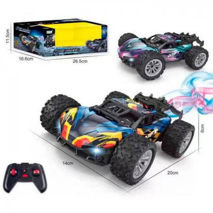 KM2320 Машина 2.4G, р/у, 20 см, 1:24, акум, USB-зарядне, світло, гумові колеса, 4WD, пара, фото 1