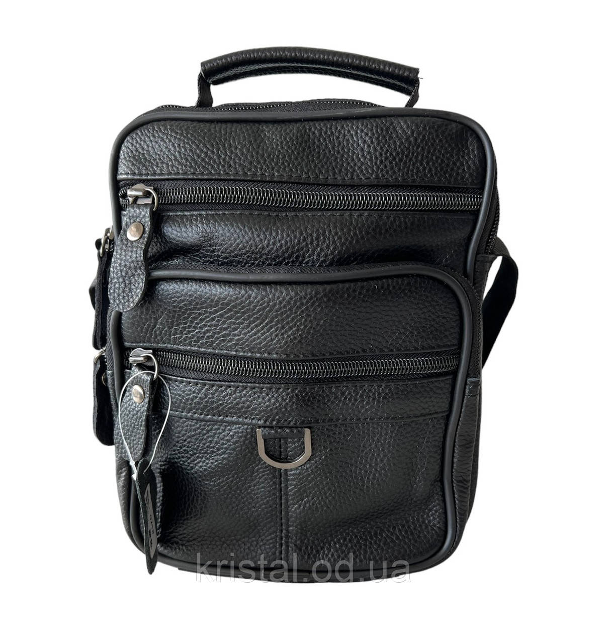 Чоловіча шкіряна сумка гуртом 17*23 см. серії "Міраж" No12382, фото 1