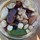 Асорті горіхи і сухофрукти  у меду акації 0,1 л (140 грам), фото 3