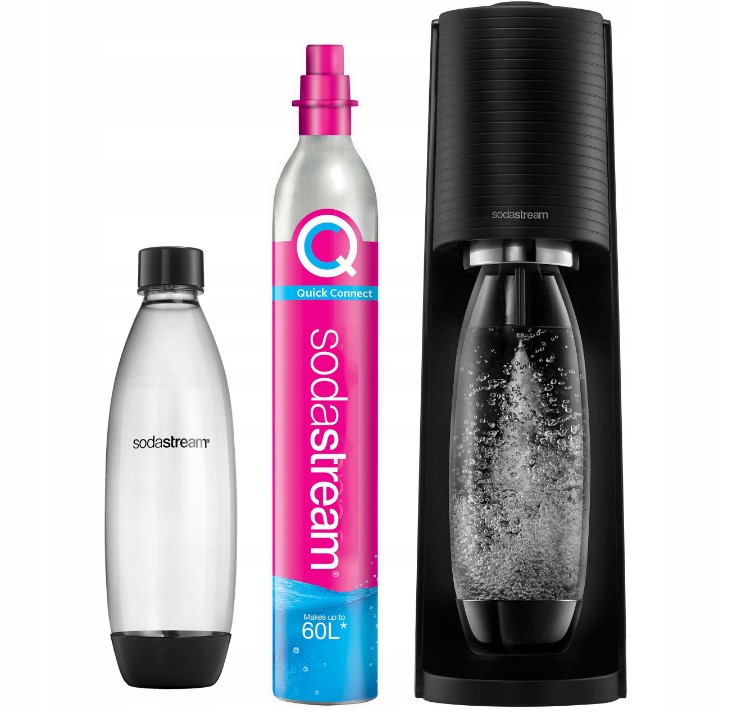 Сифон-сатуратор для газування води SodaStream Terra 1 л Чорний, фото 1