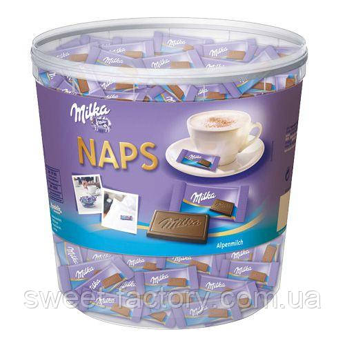 Шоколадні цукерки Milka Naps Alpenmilch 207s 1000g