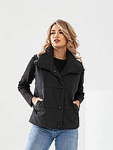 Жіноча жилетка на кнопках норма + батал, фото 2