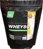 Протеин сывороточный WHEY 80 + 16% BCAA, ваниль, 2 кг., TNT Nutrition