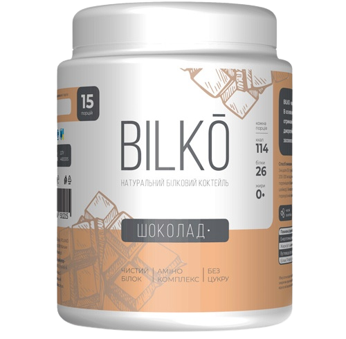 Протеїновий коктейль Bilko (смак шоколад / 0,45 кг)