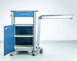 Б/У Приліжкова обертова тумбочка Volker Double-Sided Bedside Cabinet with Table (Used)