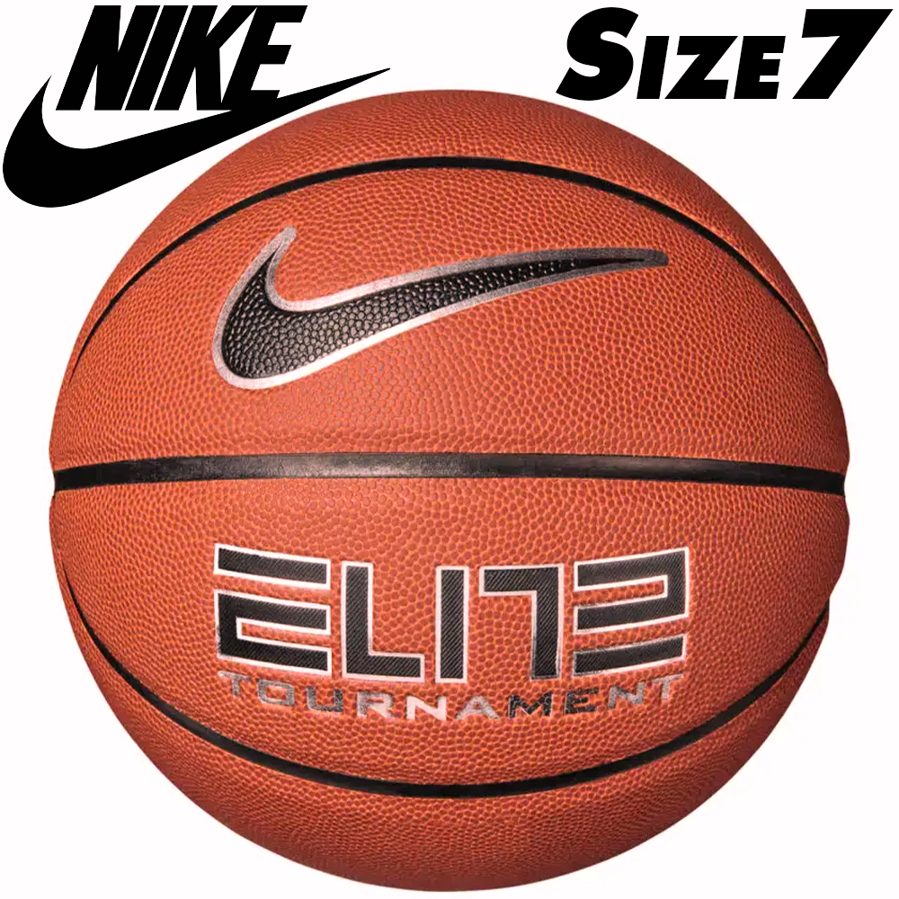 М'яч баскетбольний Nike Elite Tournament 8p Deflated жовтогарячий розмір No7