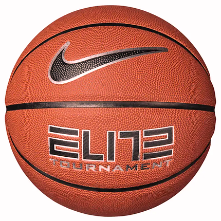 М'яч баскетбольний Nike Elite Tournament 8p Deflated жовтогарячий розмір No7, фото 2