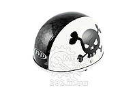 Шлем-каска (mod:Skull) (size:L, бело-черный) TVD