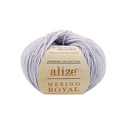 Турецька пряжа для в'язання Alize Merino Royal (мірино рояль) 100% австрійська вовна —  682