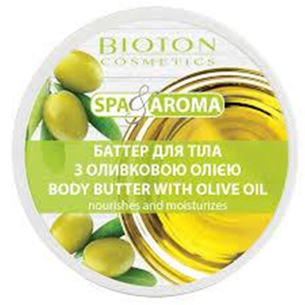 Баттер для тіла Біотон з оливковою олією Spa Aroma 250мл (4820026154640), фото 1