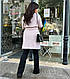 Жіночий ангоровий кардиган на запах із кишенями, фото 3