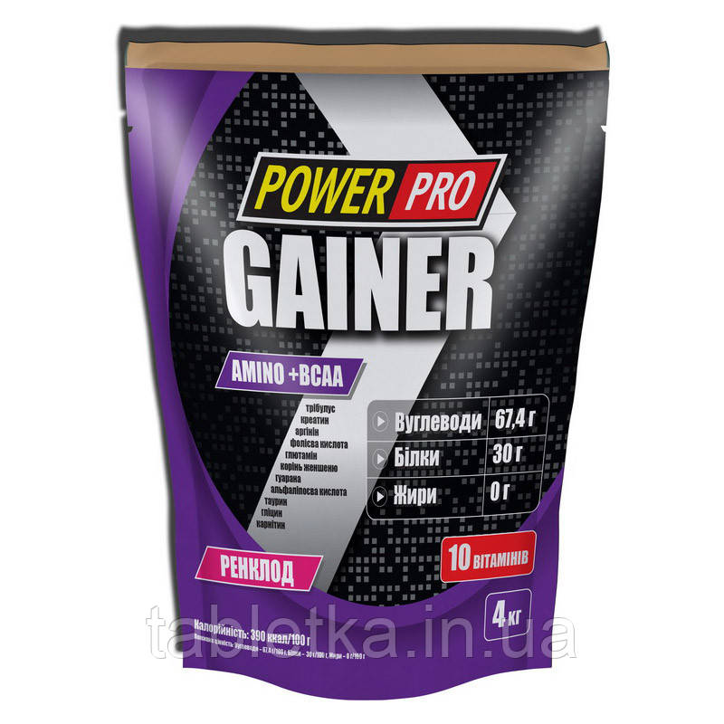 Gainer (4 kg, банан)
