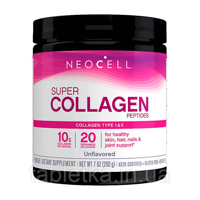 Super Collagen peptides (198 g, unflavored)
