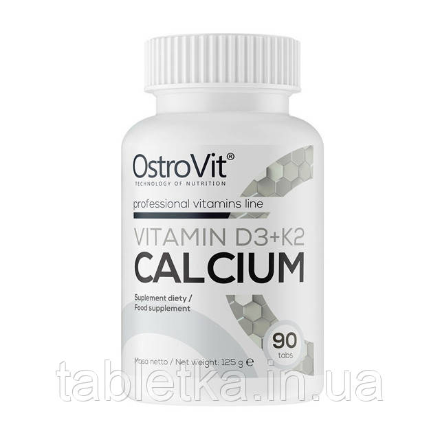 OstroVit Calcium Vitamin D3+K2 (90 tabs)