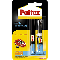 Супер клей гель Pattex для пластику 2 г 1534374