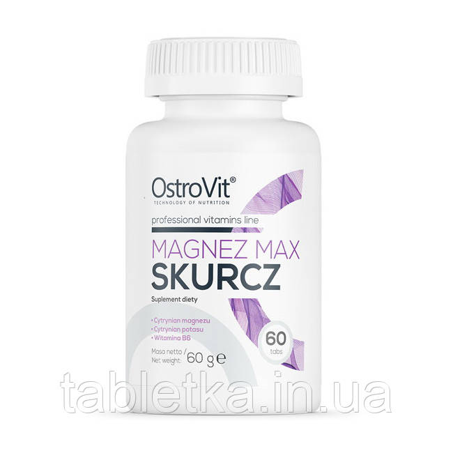 OstroVit Magnez Max Skurcz (60 tabs)
