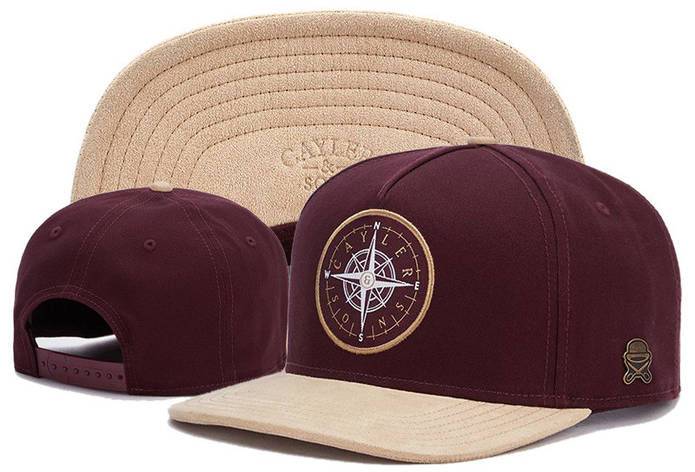 Снепбек Snapback Кепка Бейсболка Сніпбек Cayler Sons компас бордо, фото 2