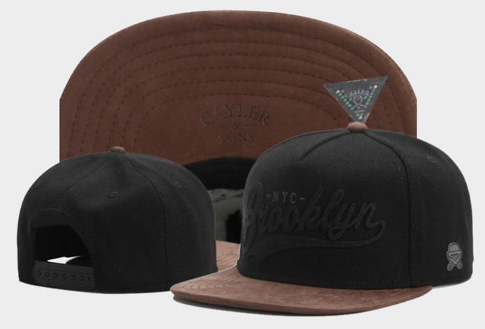 Снепбек Snapback Кепка Бейсболка Сніпбек Cayler Sons Brooklyn NYC чорний, фото 1