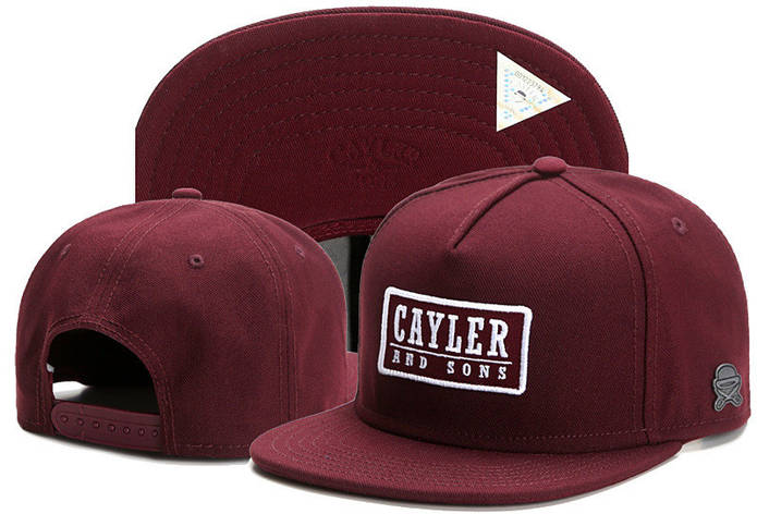 Снепбек Snapback Кепка Бейсболка Сніпбек Cayler Sons бордо, фото 1