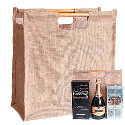 Сумка з дерев'яними ручками від 100 шт.