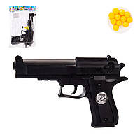 Піістолет 007 (192шт/2) з кулями, в сумці - 17 * 25 см, розмір іграшки - 22 см