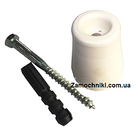 Упор дверний універсальний білий 60 мм.