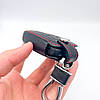 Шкіряний чохол для ключа BMW (БМВ) F01 F10 F12 F20 F22 F25 F26 F30 F32 F34 на 3 кнопки з карабіном, фото 10