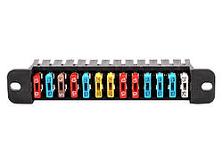 Блок запобіжників ВАЗ 2103-06, 3302, 2217, 2705, 31105, 3110 нового зразка Євро (13 запобіжників)