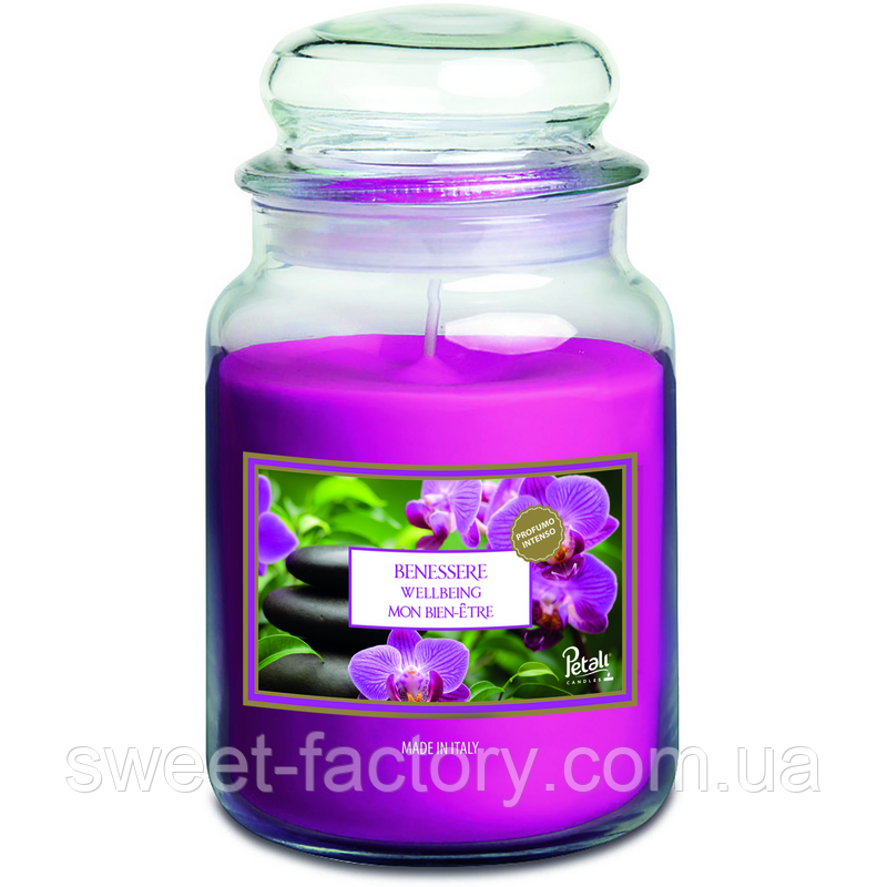 Свічка Petali Benessere Пелюстки 510g, фото 1
