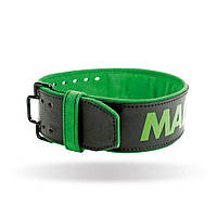 Пояс для важкої атлетики MFB-302 Quick Release Belt MadMax MFB-302_XXL, Black/Green, XXL, World-of-Toys