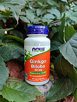 Now Foods Ginkgo Biloba 60 mg 60 veg caps, гінкго білоба