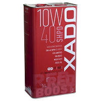 Напівсинтетична моторна олива XADO Atomic Oil 10W-40 SHPD (SL/CI-4) RED BOOST - 5л.